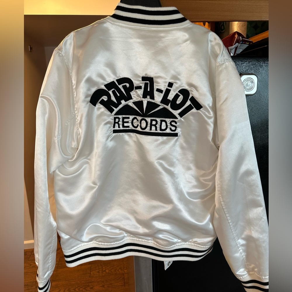 Supreme Rap A Lot Records Satin Club Jacket White Large